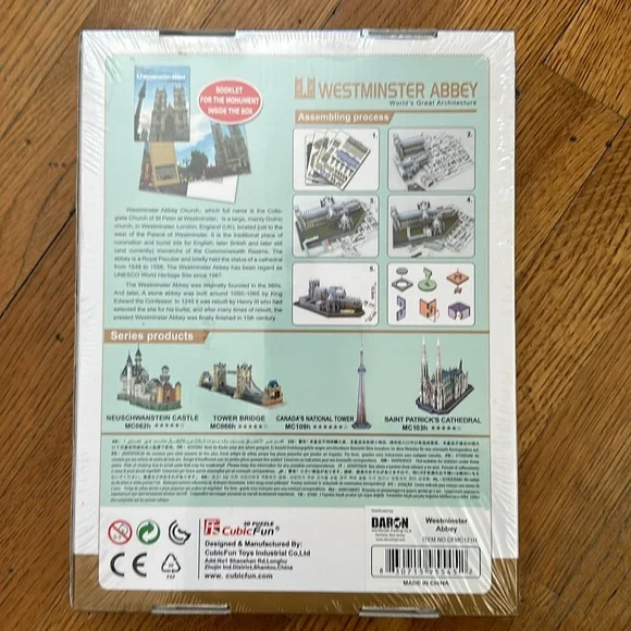 NIB Westminster Abbey 3D puzzle - Picture 2 of 3